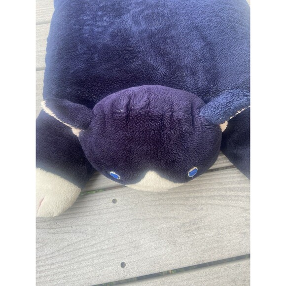 VTG My Slumber Mate Black & White Cat Plush Pillow Rare 23" Walmart Exclusive - Picture 6 of 16